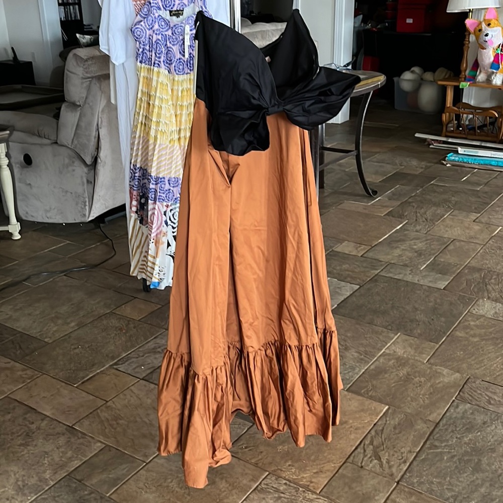 NWT Anthropologie strapless dress with bow